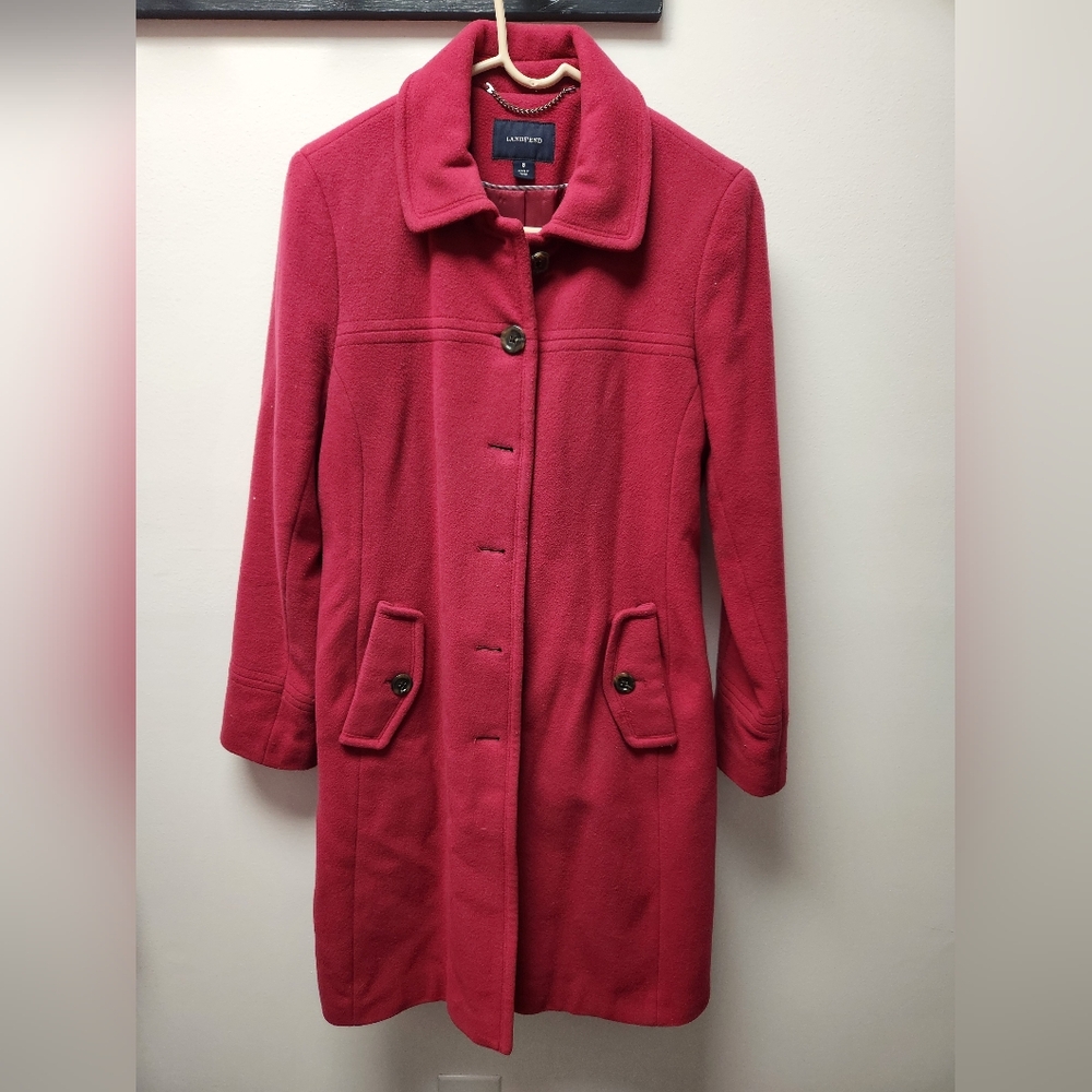 Land's End Wool Coat